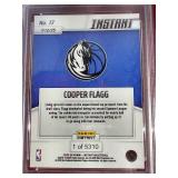 2025-26 Panini Instant Cooper Flagg Rookie Card - AdvancedGrading 10