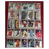 (25) 1977-78 Topps Hockey Cards