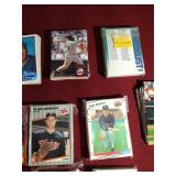 Box of Several Minnesota Twins Team Sets