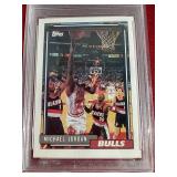 Slabbed 1992 Topps Michael Jordan Card