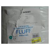 Becky Cameron White Cotton Throw Decor Pillow Insert w/Polyester Fill | 21"x21