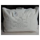 2 Pack Soft White Duck Feather & Down Bed Pillow | BOKSER HOME