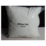 2 Pack Down Alternative Throw Pillow Insert BOKSER HOME