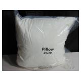 20" x 20" White Pillow Insert