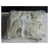 King/Cal King 100% French Linen Duvet Cover BOKSER HOME Putty Heather
