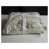 King/Cal King 100% French Linen Duvet Cover BOKSER HOME Putty Heather