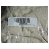 King 100% French Linen Sheet Set | BOKSER HOME - Putty Heather