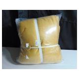 King Cal King Bokser Home French Linen Front 100 Cotton Comforter Set - Honey