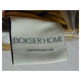 King Cal King Bokser Home French Linen Front 100 Cotton Comforter Set - Honey