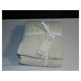 100% French Linen Fitted Sheet and Flat. King Size - Putty Heather | BOKSER HOME