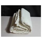 White Full/Queen Heavyweight Linen Blend Quilt - Casaluna