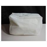 White Full/Queen Heavyweight Linen Blend Quilt - Casaluna