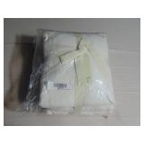 White Queen Size 100% French Linen Fitted Sheet And Flat Sheet  | BOKSER HOME