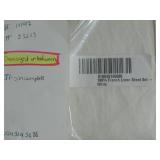 White Queen Size 100% French Linen Fitted Sheet And Flat Sheet  | BOKSER HOME