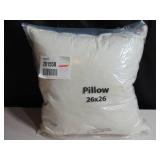 1 Down Alternative Throw Pillow Insert 26x26 - Dirty | BOKSER HOME