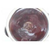 Vintage Kathy Kale Brown Drip Glaze Stoneware Bean Pot