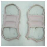 Vintage Art Nouveau-Style Wall Decor Plaques