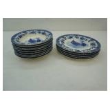 Vintage Williams James Farmyard plates(5) , Bowls (9)