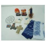 Vintage Raggedy Ann & Andy Ceramic Wall Hangings and Other Decor