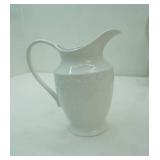 Martha Stewart White Ceramic Pitcher