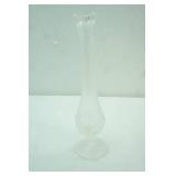 Vintage Satin Fenton Glass Water Lily Swung Vase