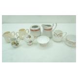 Vintage China, Ironstone creamers, sugars