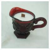 Vintage Avon Cape Cod Ruby Red Creamer Candle: Refresh