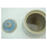 Handmade Stoneware Pottery Canister w/Lid