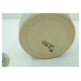 Handmade Stoneware Pottery Canister w/Lid