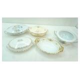 Vintage/Antique Covered Casserole China Dishes