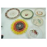 Vintage Ceramic, Crystal & Stoneware Pie Plates and Serving Trays