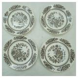Vintage Royal China Co American Sussex Jeanette corp plates , (4)