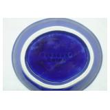Cobalt Blue Syracuse China  fish handled serving dish, 10" x6"