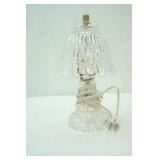 Vintage Princess House Heritage Collection Small Electric Lamp w/ Etched Floral Pattern