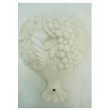 Vintage Ceramic Grapevine Wall Pocket Planter