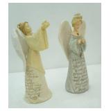 Enesco Foundations Angel Figurines by Karen Hahn 2ct
