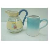 2 Ceramic Pitchers