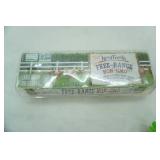 Vintage Ceramic Bunnies & Eggs, Fabric Carrots