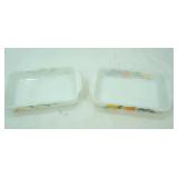Vintage Fire King Casseroles/baking Dishes. 10"x6.5"