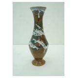 MCM Pottery Craft USA Drip Glaze Vase. 11.5" tall