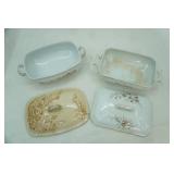 Antique Ironstone Casseroles