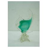 Murano-Style Hand-Blown Art Glass Fish Figurine