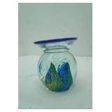 Murano Glass Fish Bowl Sculpture. 5" tall with a 4" diameter