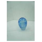 Murano-Style Hand-Blown Art Glass Jellyfish Paperweight