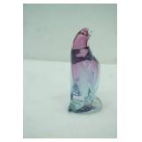 Vintage Art Glass Penguin Figurine. 5.25" tall