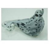 Hand-Blown Art Glass Sea Lion Figurine 6"x4.25"