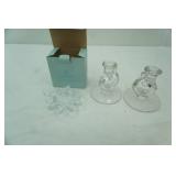 Crystal Candlestick Holders