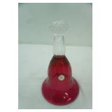 Handmade Red Glass Bell. Niagara Falls Canada