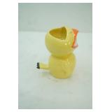 Vintage John Todd Ceramic Happy Face Bird Planter