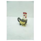 Hand-Painted Ceramic Rooster Pitcher or Creamer